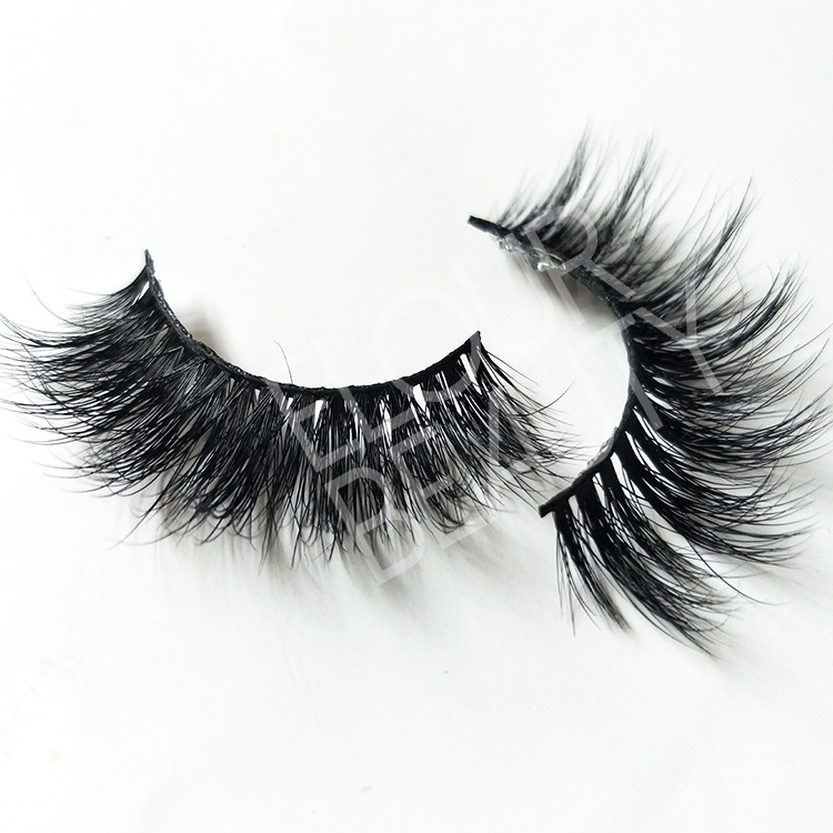 3D wispy styles luxury mink lashes manufacturer China ED09